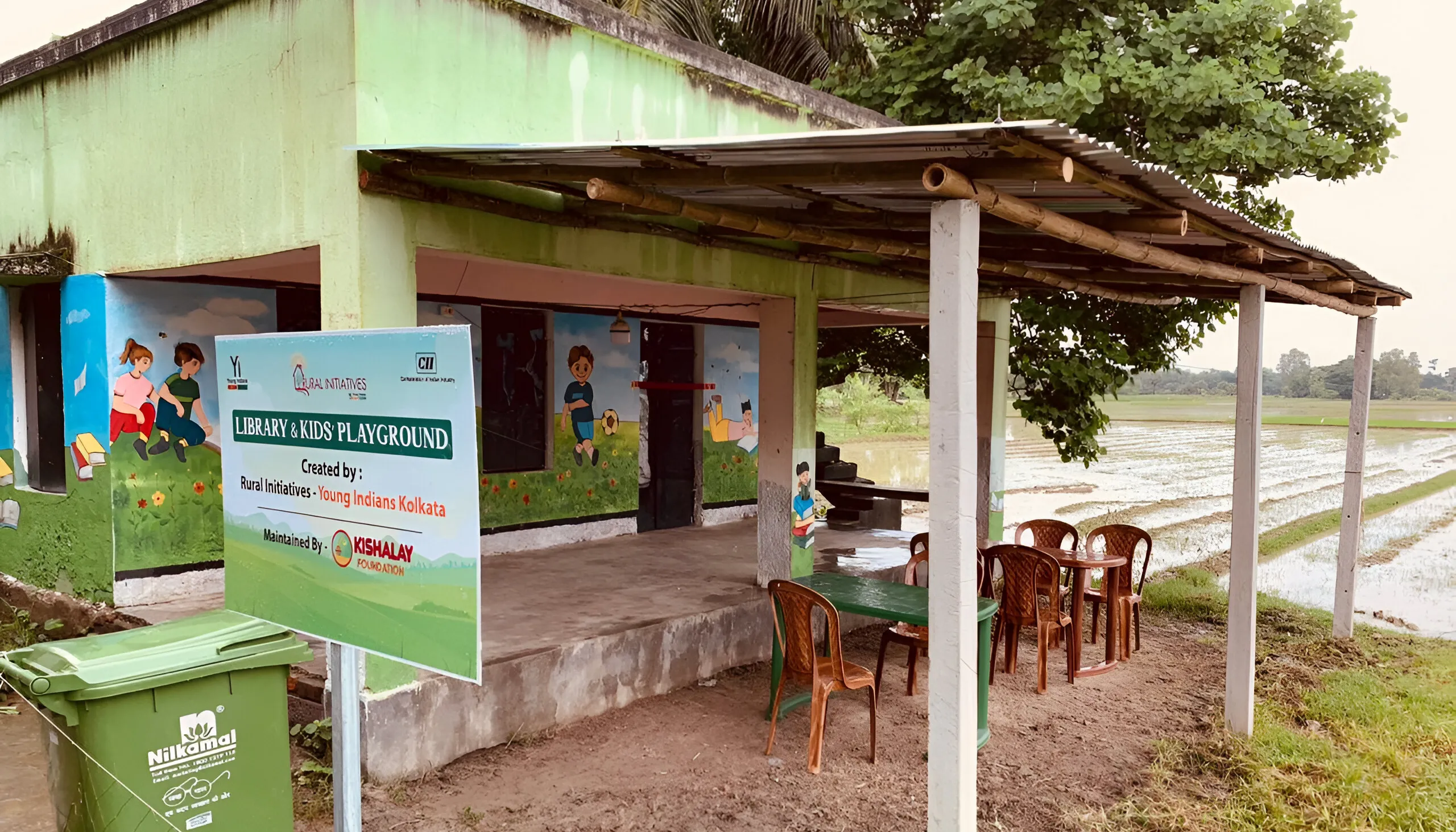 Kids Play Area and Library